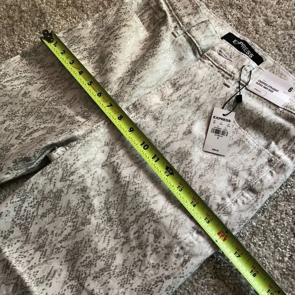 Express cropped straight pants